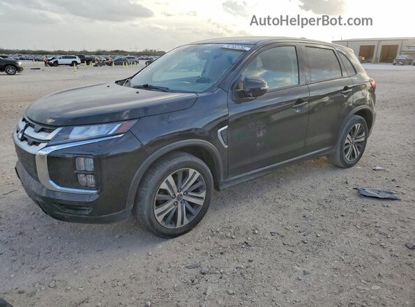 JA4AP4AU1LU024260 2020 MITSUBISHI OUTLANDER Черный Передняя левая четверть