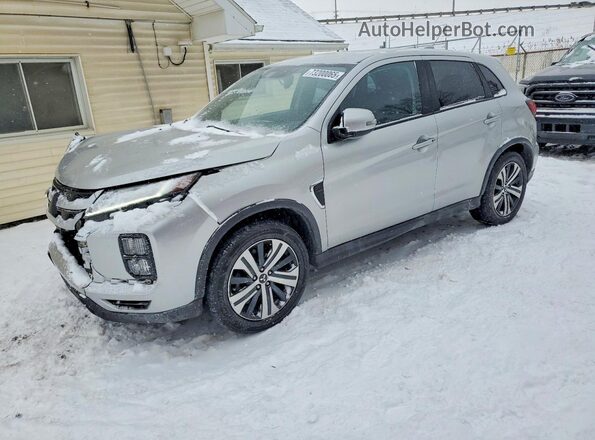 JA4APVAU5MU015214 2021 MITSUBISHI OUTLANDER Серебряный Передняя левая четверть