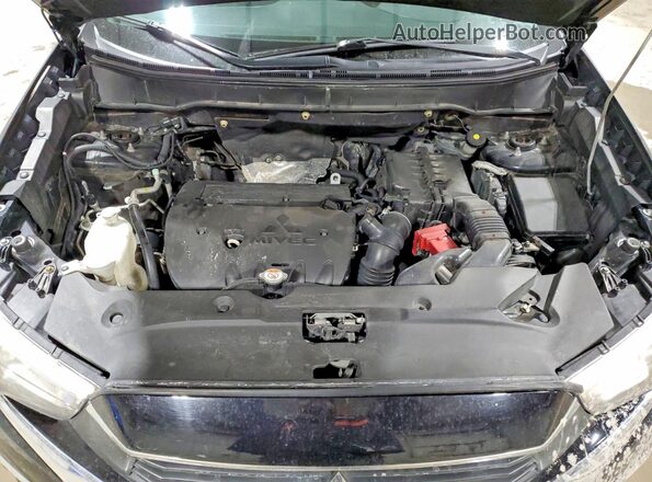 JA4AR3AU2GZ045101 2016 MITSUBISHI OUTLANDER Черный Вид задней части салона
