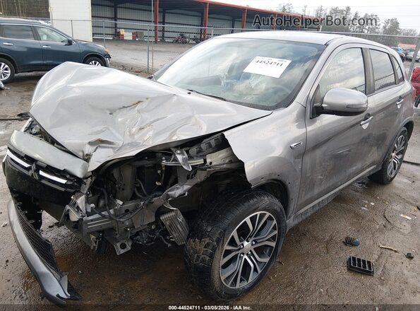JA4AR3AW2JU012671 2018 MITSUBISHI OUTLANDER SPORT Серебряный Передняя левая четверть