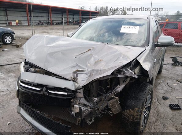 JA4AR3AW2JU012671 2018 MITSUBISHI OUTLANDER SPORT Серебряный Вид задней части салона