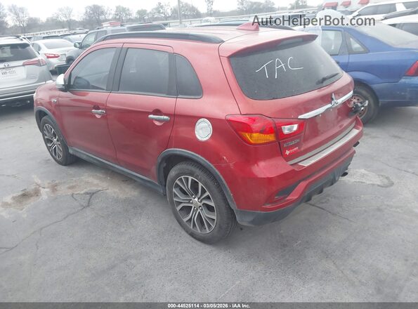 JA4AR4AW2KU008191 2019 MITSUBISHI OUTLANDER SPORT Темно-бордовый Задняя левая четверть