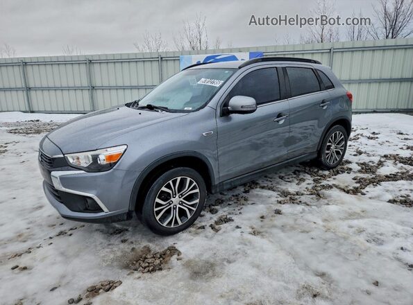 JA4AR4AW6HZ021117 2017 MITSUBISHI OUTLANDER Серый Передняя левая четверть