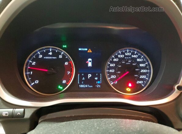 JA4AT4AA0JZ607968 2018 MITSUBISHI ECLIPSE Угольный Вид щитка приборов