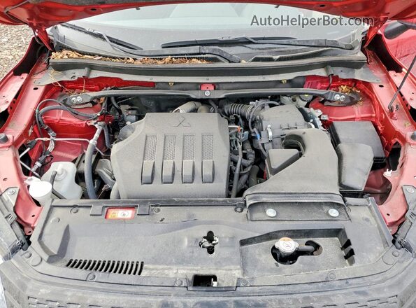 JA4ATUAA6NZ013889 2022 MITSUBISHI ECLIPSE Red Widok wnętrza z tyłu