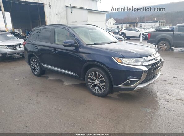 JA4AZ3A3XGZ005176 2016 MITSUBISHI OUTLANDER Dark Blue Передняя правая четверть