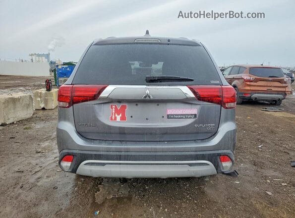JA4JZ4AX4KJ000524 2019 MITSUBISHI OUTLANDER Gray Вид ззаду