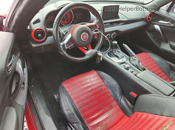 JC1NFAEK3J0134889 2018 FIAT 124 Красный Вид панели приборов