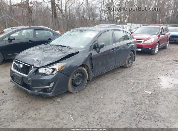 JF1GPAA65G8276369 2016 SUBARU IMPREZA Черный Передняя левая четверть