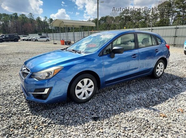 JF1GPAA6XGH285911 2016 SUBARU IMPREZA Синий Передняя левая четверть