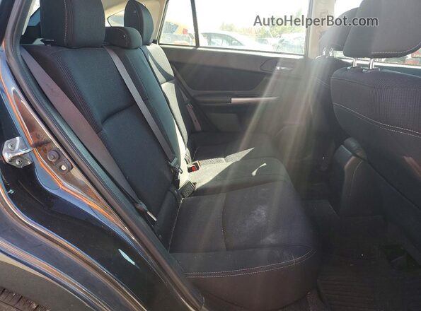JF1GPAP65G9297322 2016 SUBARU IMPREZA Gray Rear seats view