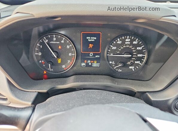 JF1GUABC5S8333885 2025 SUBARU IMPREZA Серый Вид щитка приборов