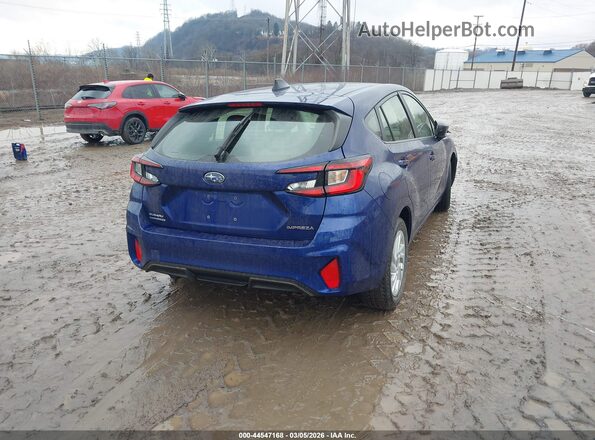 JF1GUABC7S8201727 2025 SUBARU IMPREZA Синий Задняя правая четверть