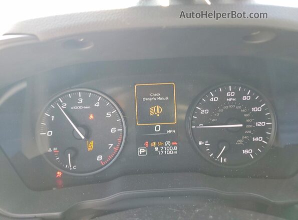 JF1GUABC9S8239122 2025 SUBARU IMPREZA Серый Вид щитка приборов