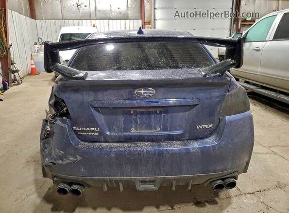 JF1VA1E68G8817174 2016 SUBARU WRX Синий Вид сзади