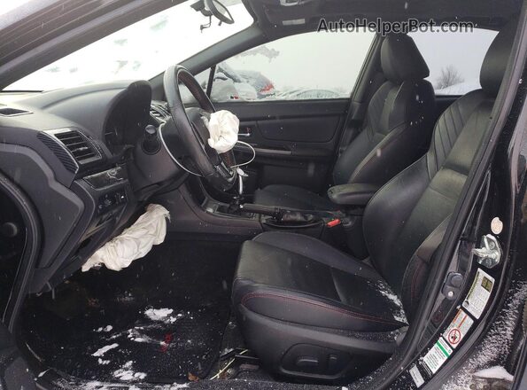 JF1VA1L69H9807638 2017 SUBARU WRX Black Widok wnętrza z przodu