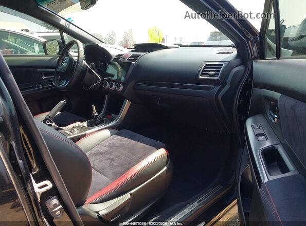 JF1VA2M62H9815519 2017 SUBARU WRX STI Черный Вид салона спереди