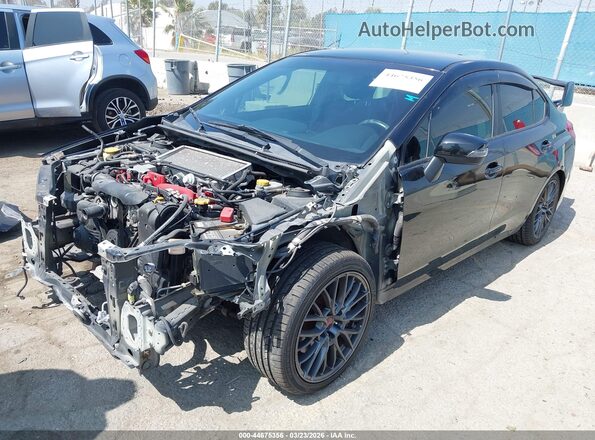 JF1VA2M62H9815519 2017 SUBARU WRX STI Черный Передняя левая четверть