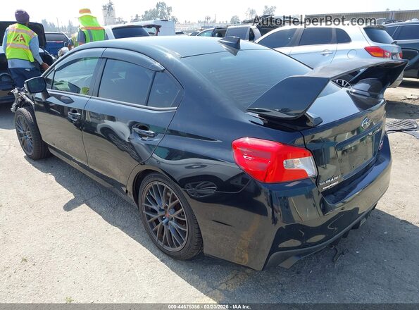 JF1VA2M62H9815519 2017 SUBARU WRX STI Черный Задняя левая четверть