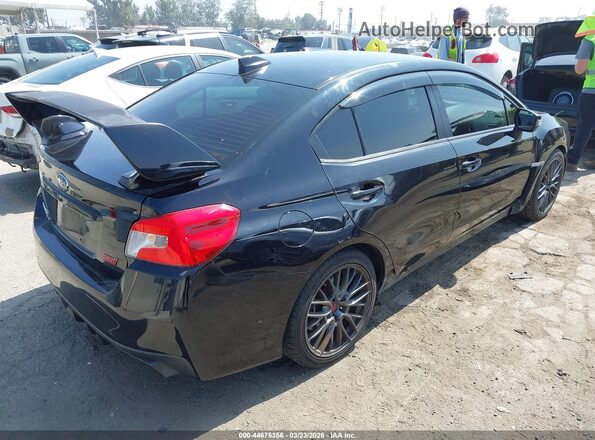 JF1VA2M62H9815519 2017 SUBARU WRX STI Черный Задняя правая четверть