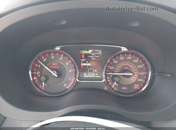 JF1VA2M62H9815519 2017 SUBARU WRX STI Черный Вид задних сидений