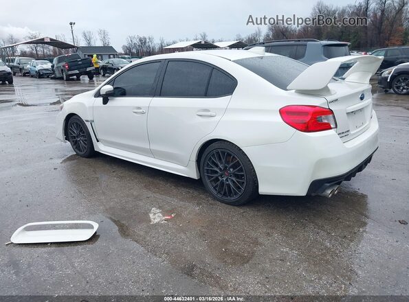 JF1VA2M67H9822739 2017 SUBARU WRX STI Белый Задняя левая четверть