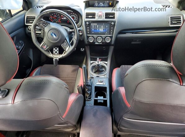 JF1VA2N69J9814422 2018 SUBARU WRX Blue Widok deski rozdzielczej