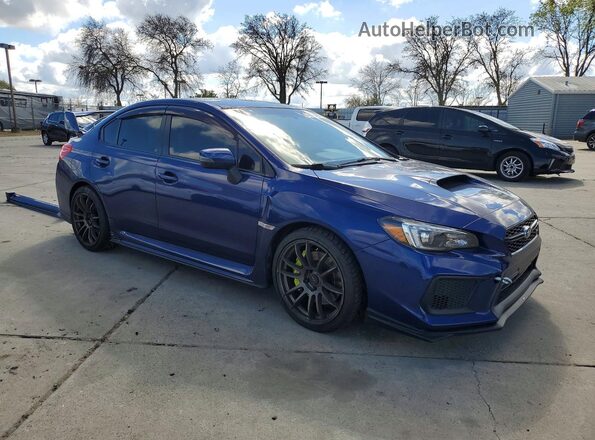 JF1VA2N69J9814422 2018 SUBARU WRX Blue Przód prawy