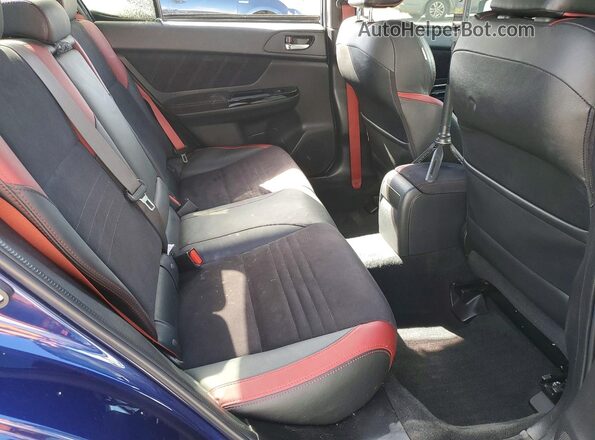 JF1VA2N69J9814422 2018 SUBARU WRX Blue Widok tylnych siedzeń