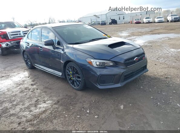 JF1VA2R61K9818752 2019 SUBARU WRX STI Серый Передняя правая четверть