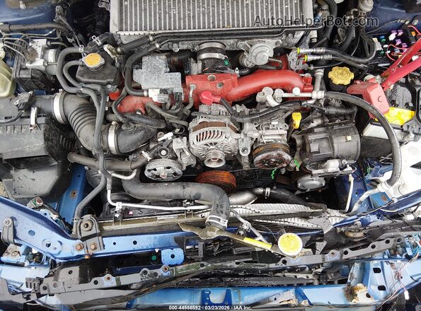 JF1VA2S68K9825174 2019 SUBARU WRX STI Blue უკანა ხედი