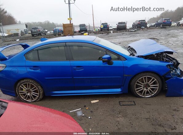 JF1VA2S68K9825174 2019 SUBARU WRX STI Blue უკანა სალონის ხედი
