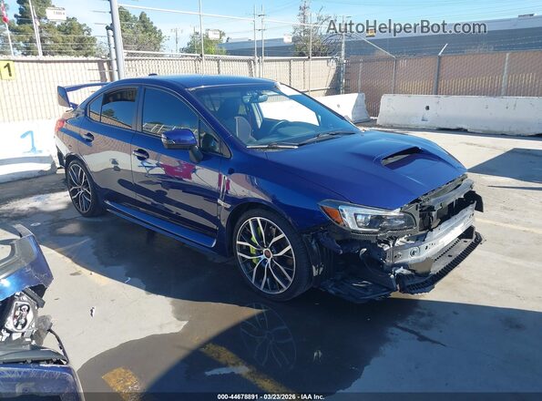 JF1VA2S68M9803100 2021 SUBARU WRX STI Синий Передняя правая четверть