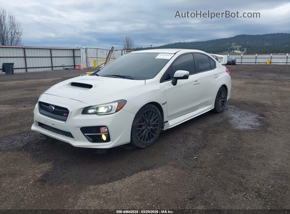 JF1VA2V69G9823274 2016 SUBARU WRX STI Белый Передняя левая четверть