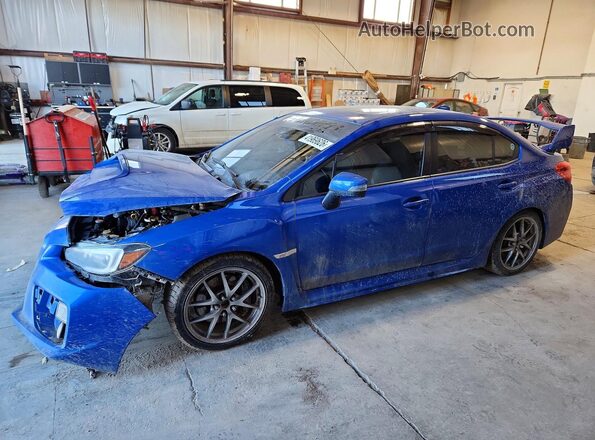 JF1VA2Y61H9836033 2017 SUBARU WRX Синий Передняя левая четверть