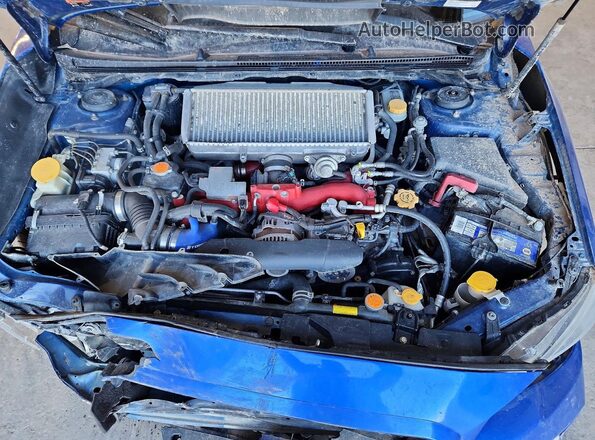 JF1VA2Y61H9836033 2017 SUBARU WRX Синий Вид задней части салона