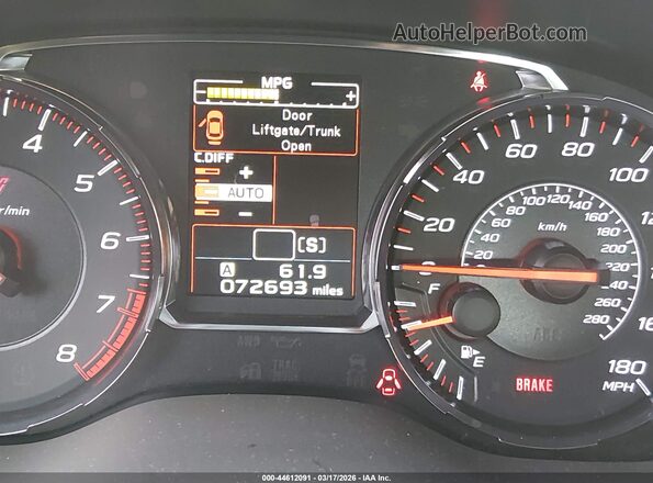 JF1VA2Y69K9800548 2019 SUBARU WRX STI Черный 