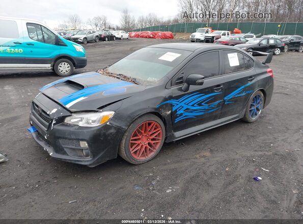 JF1VA2Z62H9826691 2017 SUBARU WRX STI Черный Передняя левая четверть