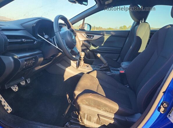 JF1VBAF64N9021170 2022 SUBARU WRX Синий Вид салона спереди