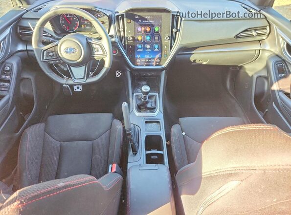 JF1VBAF64N9021170 2022 SUBARU WRX Синий Вид панели приборов