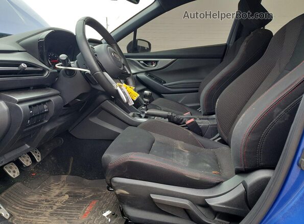 JF1VBAF68P9815236 2023 SUBARU WRX Синий Вид салона спереди