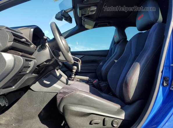 JF1VBAL65N9014569 2022 SUBARU WRX Синий Вид салона спереди