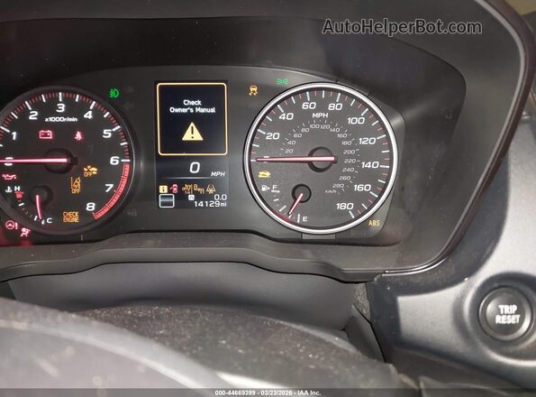 JF1VBAN67R9819072 2024 SUBARU WRX Gray Widok tylnych siedzeń