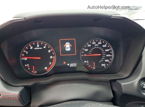 JF1VBAN6XR8800795 2024 SUBARU WRX Silver Widok zestawu wskaźników