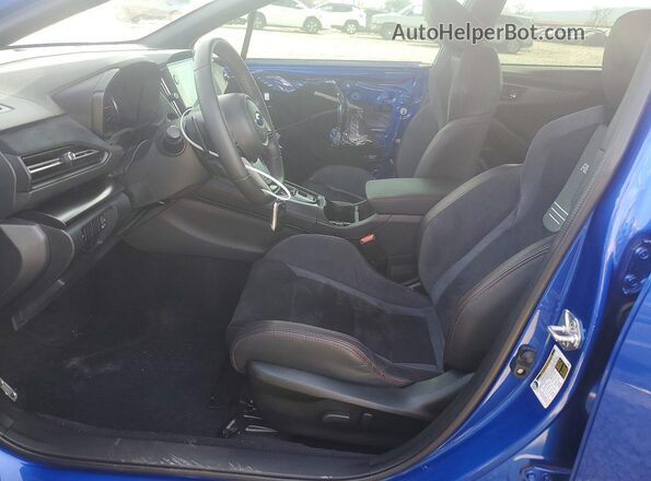 JF1VBAU65N8016875 2022 SUBARU WRX Синий Вид салона спереди