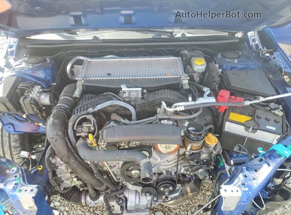 JF1VBAU65N8016875 2022 SUBARU WRX Синий Вид задней части салона