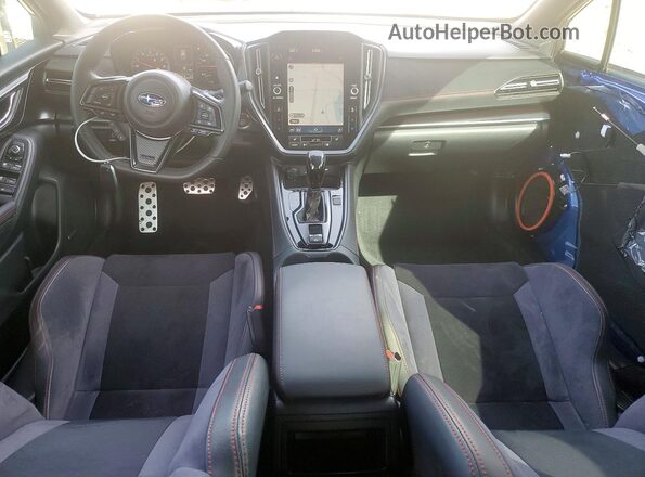JF1VBAU65N8016875 2022 SUBARU WRX Синий Вид панели приборов