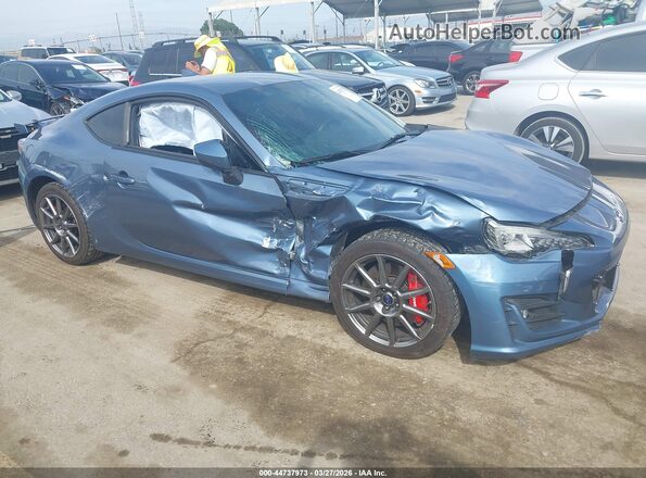 JF1ZCAC12J9601129 2018 SUBARU BRZ Синий Передняя правая четверть