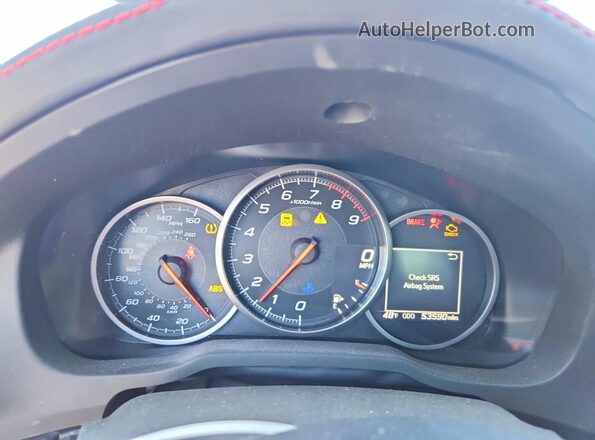 JF1ZCAC15L9703592 2020 SUBARU BRZ Blue Widok zestawu wskaźników