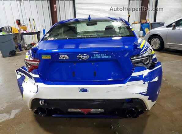 JF1ZCAC16K9600812 2019 SUBARU BRZ Blue Вид ззаду